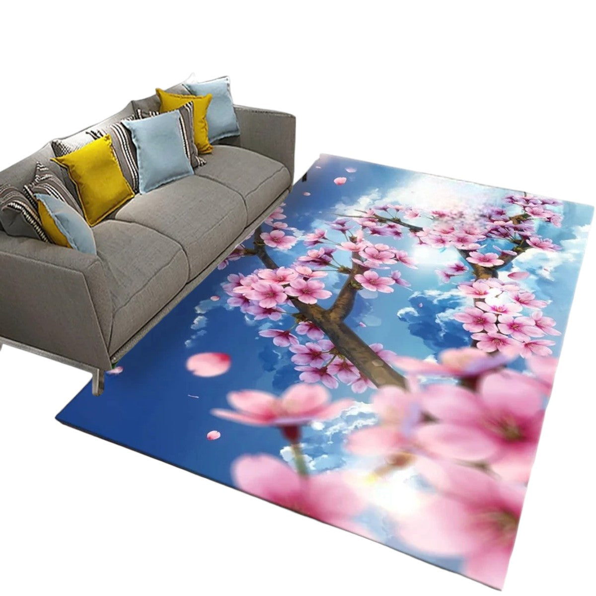 Japanese Cherry Blossom Rug & Florista Flower