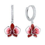 Orchid Drop Earrings