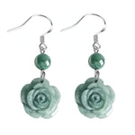 Jade Rose Earrings