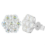 Flower Cluster Earrings Men
