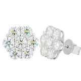 Flower Cluster Earrings Men