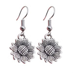 Vintage Flower Drop Earrings