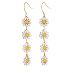 Long Floral Earrings