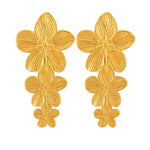 Large Floral Earrings