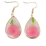 Pressed Flower Resin Earrings