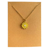 Yellow Daisy Necklace