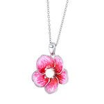 Peach Blossom Necklace (Silver)