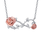 Women Rose Necklace