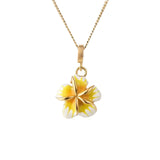 Plumeria Pendant Necklace