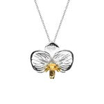 Orchid Pendant Necklace 