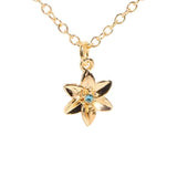 Gold Daffodil Necklace