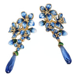 Hyacinth Earrings (Gold, Drop)