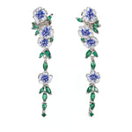 Long Flower Earrings