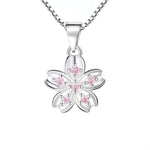 Cherry Blossom Pendant Necklace