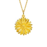 14k Gold Daisy Necklace