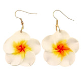 Hawaiian Plumeria Earrings