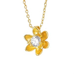 Gold Magnolia Necklace