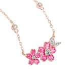 Sakura Flower Necklace (Gold)