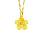 Gold Cherry Blossom Necklace