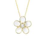 Enamel Daisy Necklace