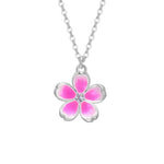 Pink Daisy Necklace