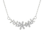 Silver Daisy Necklace