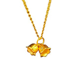 Gold Lily of the Valley Necklace