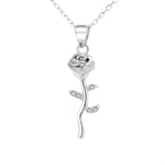 Sterling Rose Necklace