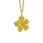 Gold Hibiscus Necklace