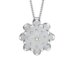 Sterling Silver Lotus Flower Necklace