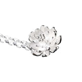 Sterling Silver Lotus Flower Necklace