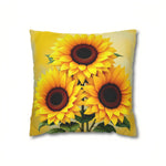 Yellow Sunflower Pillow (Throw)