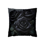 Black Rose Pillow (Throw)