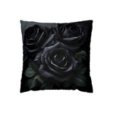 Black Rose Pillow (Throw)