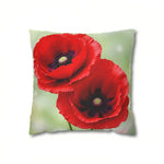 Poppy Flower Pillow (Throw)