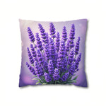 Lavender Flower Pillow (Throw)