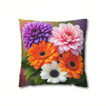 Flower Print Pillow Case
