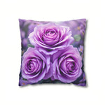 Purple Flower Pillow Case