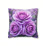 Purple Flower Pillow Case