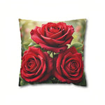 Red Rose Throw Pillow
