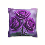 Purple Rose Pillow