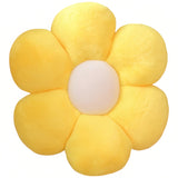 Yellow Flower Shaped Pillow