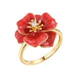 Red Flower Ring