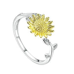 Yellow Sunflower Ring