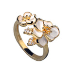 White Flower Ring