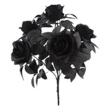 Black Silk Rose Bouquet