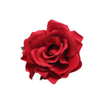 Large Red Rose Hair Clip