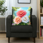 3D Flower Throw Pillow Home Decor