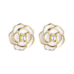 Pearl Flower Stud Earrings