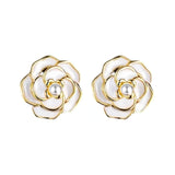 Pearl Flower Stud Earrings